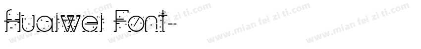 Huaiwei Font字体转换